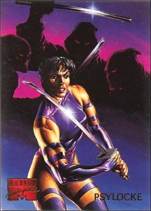 1995 Marvel Masterpieces (Base Set) card 76 Psylocke