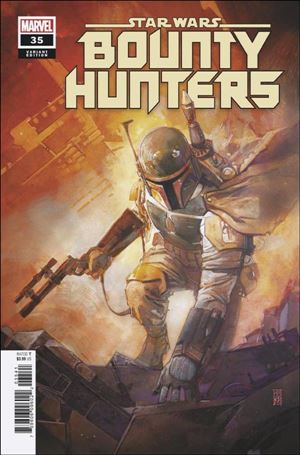 Star Wars: Bounty Hunters issue 35-C Alex Maleev Boba Fett Cover