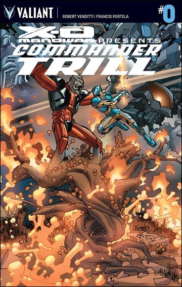 X-O Manowar: Commander Trill issue 0-C David Lafuente 1:20 Wraparound Gatefold Cover