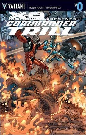 X-O Manowar: Commander Trill issue 0-C David Lafuente 1:20 Wraparound Gatefold Cover