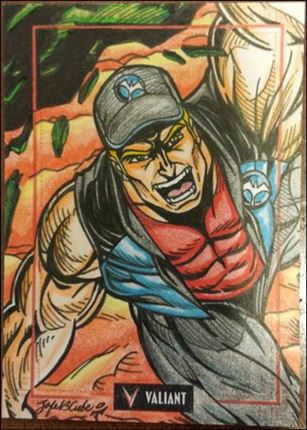 2013 Valiant Comics Preview Trading Card Set (Sketch Card Subset) card JCu-02