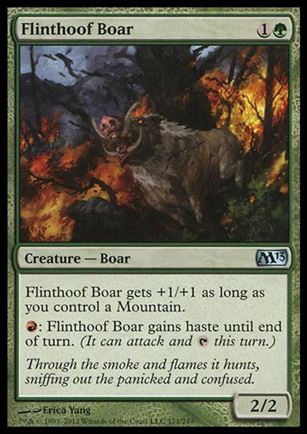Magic the Gathering: 2013 Core Set (Base Set) card 171 Flinthoof Boar