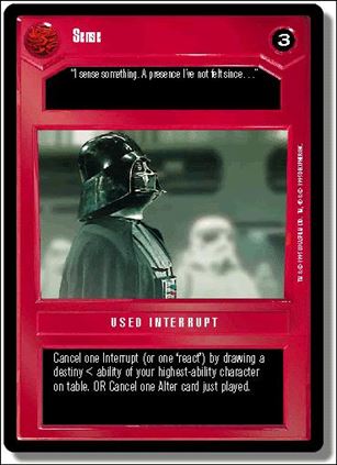 Star Wars: Premiere Limited (Base Set) card 115 Sense