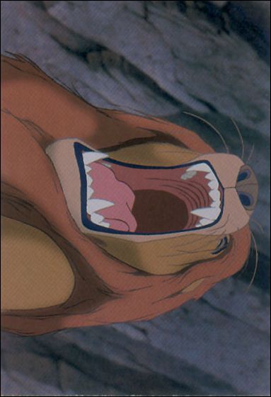Lion King: Series 1 (Base Set)  card 20 A Mighty Roar Erupts