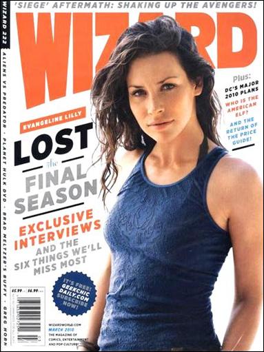 Wizard: The Magazine of Comics, Entertainment and Pop Culture issue 222 Lost Photo Cover