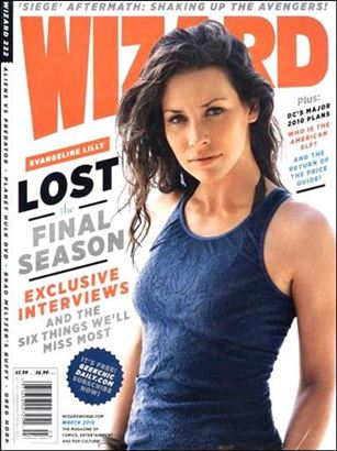 Wizard: The Magazine of Comics, Entertainment and Pop Culture issue 222 Lost Photo Cover