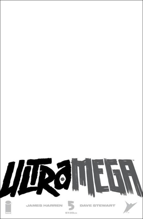 Ultramega issue 5-E Blank Sketch Cover