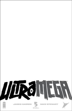 Ultramega issue 5-E Blank Sketch Cover