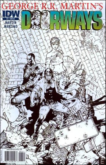 Doorways issue 3-C Stefano Martin 1:10 B&W Cover