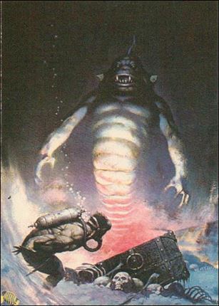Frazetta (Base Set) card 22 Sea Monster