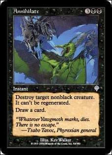 Magic the Gathering: Invasion (Base Set) card 94 Annihilate