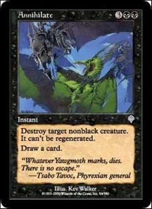 Magic the Gathering: Invasion (Base Set) card 94 Annihilate