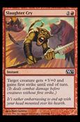 Magic the Gathering: 2012 Core Set (Base Set) card 155 Slaughter Cry