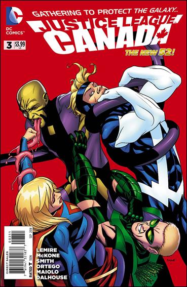 Justice League United issue 3-D Mike McKone Canada Cover