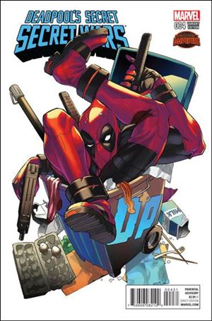 Deadpool's Secret Secret Wars issue 4-B Yusuke Kozaki Manga Cover