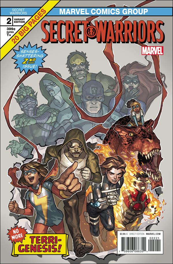 Secret Warriors (2017) issue 2-B Yasmine Putri 1:25 Cover