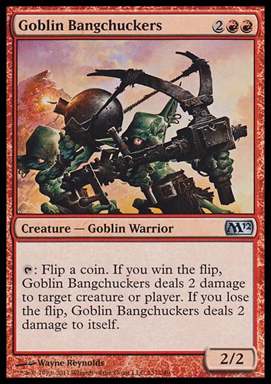 Magic the Gathering: 2012 Core Set (Base Set) card 137 Goblin Bangchuckers