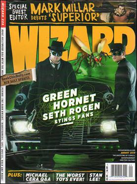 Wizard: The Magazine of Comics, Entertainment and Pop Culture issue 228 Green Hornet Movie Cover