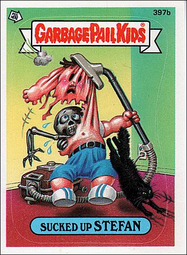 Garbage Pail Kids: Series 10 (Base Set) card 397b Sucked Up Stefan