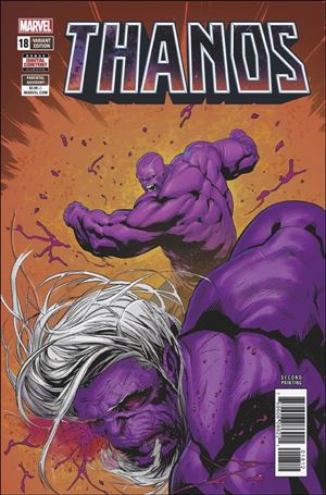Thanos (2017) issue 18-C Geoff Shaw Cover (2nd Printing)