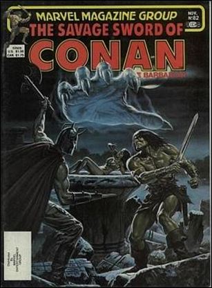 Savage Sword of Conan the Barbarian (Base Set) card 32 Cover Issue #82