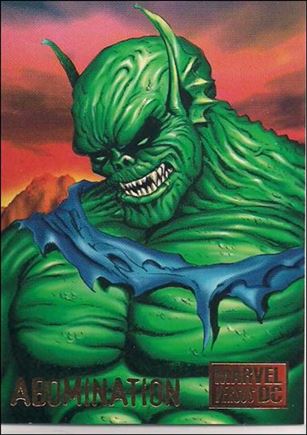 DC Versus Marvel / Marvel Versus DC (Base Set) card 29 Abomination