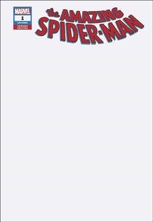 Amazing Spider-Man (2018) issue 1-F Blank/Sketch Wraparound Cover