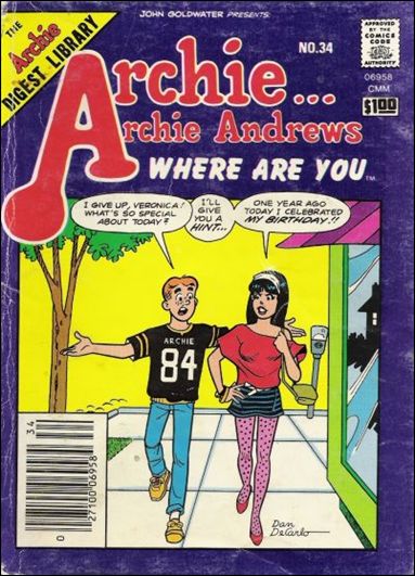 Archie…Archie Andrews, Where Are You Comics Digest Magazine issue 34