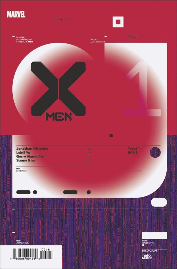 X-Men (2019) issue 1-F Tom Muller Design Cover