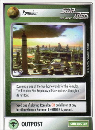 Star Trek: Premiere Unlimited (Base Set) card 106 Romulan Outpost