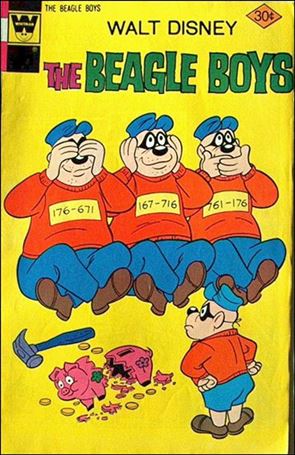 Walt Disney the Beagle Boys issue 31-B Whitman Cover