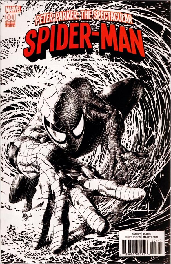 Peter Parker: The Spectacular Spider-Man issue 1-N Mike Deodato Jr. 1:Store Party Sketch Cover