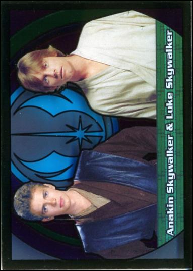 Star Wars Evolution Update Edition (Galaxy Crystal Subset) card G1 Anakin Skywalker & Luke Skywalker