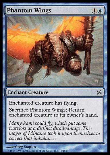 Magic the Gathering: Betrayers of Kamigawa (Base Set) card 46 Phantom Wings