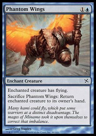 Magic the Gathering: Betrayers of Kamigawa (Base Set) card 46 Phantom Wings
