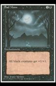 Magic the Gathering: 4th Edition (Base Set) card 120 Bad Moon