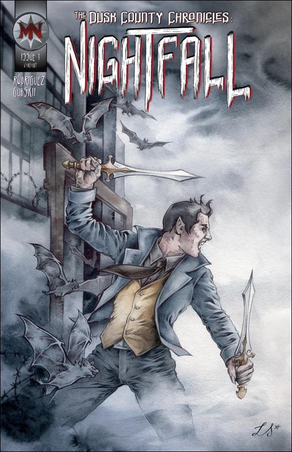 Dusk County Chronicles: Nightfall issue 1-E Stephanie Lavaud Connecting Cover
