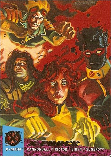 1994 Fleer Ultra X-Men (Base Set) card 117 X-Force Part 3