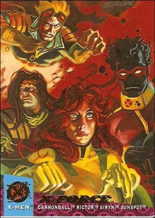 1994 Fleer Ultra X-Men (Base Set) card 117 X-Force Part 3
