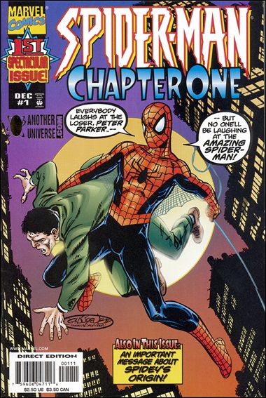 Spider-Man: Chapter One issue 1-C anotheruniverse.com Cover
