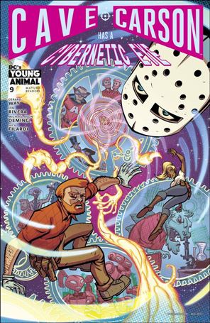 Cave Carson Has a Cybernetic Eye issue 9 Michael Avon Oeming Cover