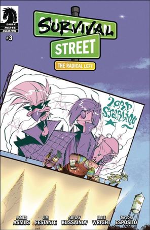 Survival Street: The Radical Left issue 3 Abylai Kusainov Cover