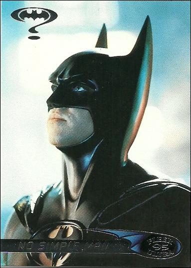 Batman Forever Fleer Ultra (Base Set) card 101 No Simple Man