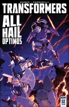 Transformers (2014) issue 52 Andrew Grifith Cover