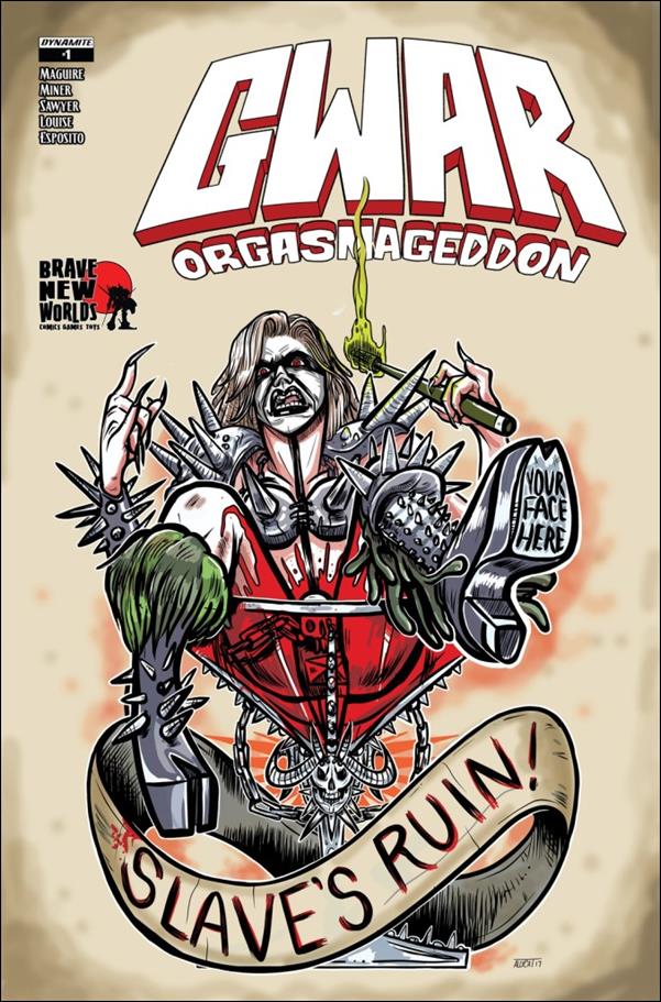 Gwar: Orgasmageddon issue 1-MC Ally Cat Brave New Worlds Comics Cover
