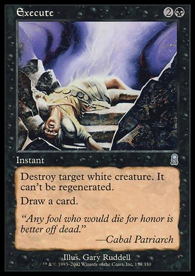 Magic the Gathering: Odyssey (Base Set) card 133 Execute