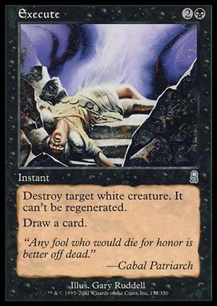 Magic the Gathering: Odyssey (Base Set) card 133 Execute