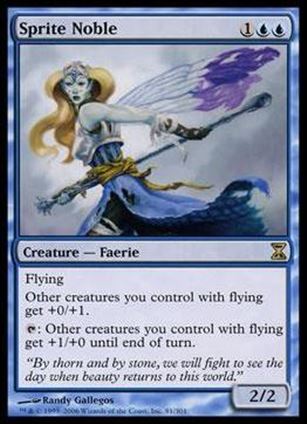 Magic the Gathering: Time Spiral (Base Set) card 81 Sprite Noble
