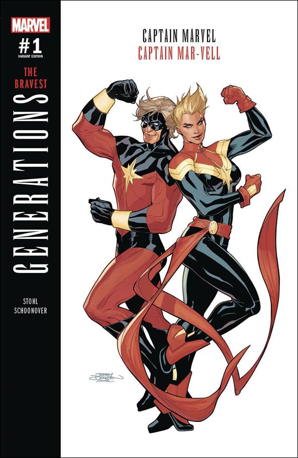 Generations: Captain Marvel & Captain Mar-Vell issue 1-B Terry Dodson Cover