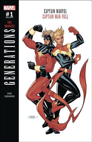 Generations: Captain Marvel & Captain Mar-Vell issue 1-B Terry Dodson Cover
